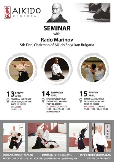 Aikido seminar poster