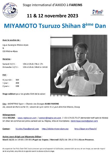 Aikido seminar poster