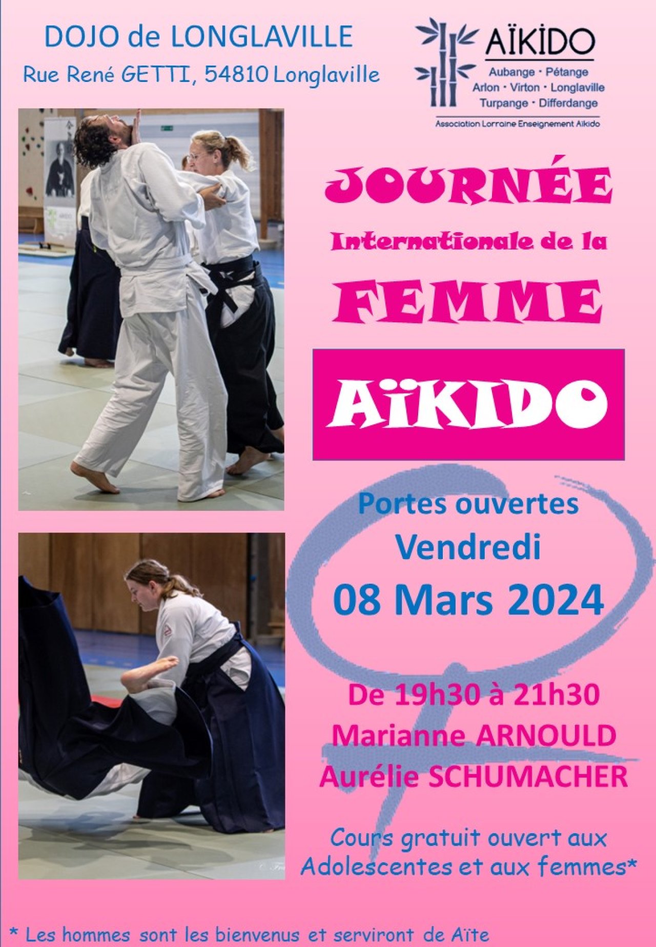 Stage d a kido aux 3 fronti res journ e internationale de la femme
