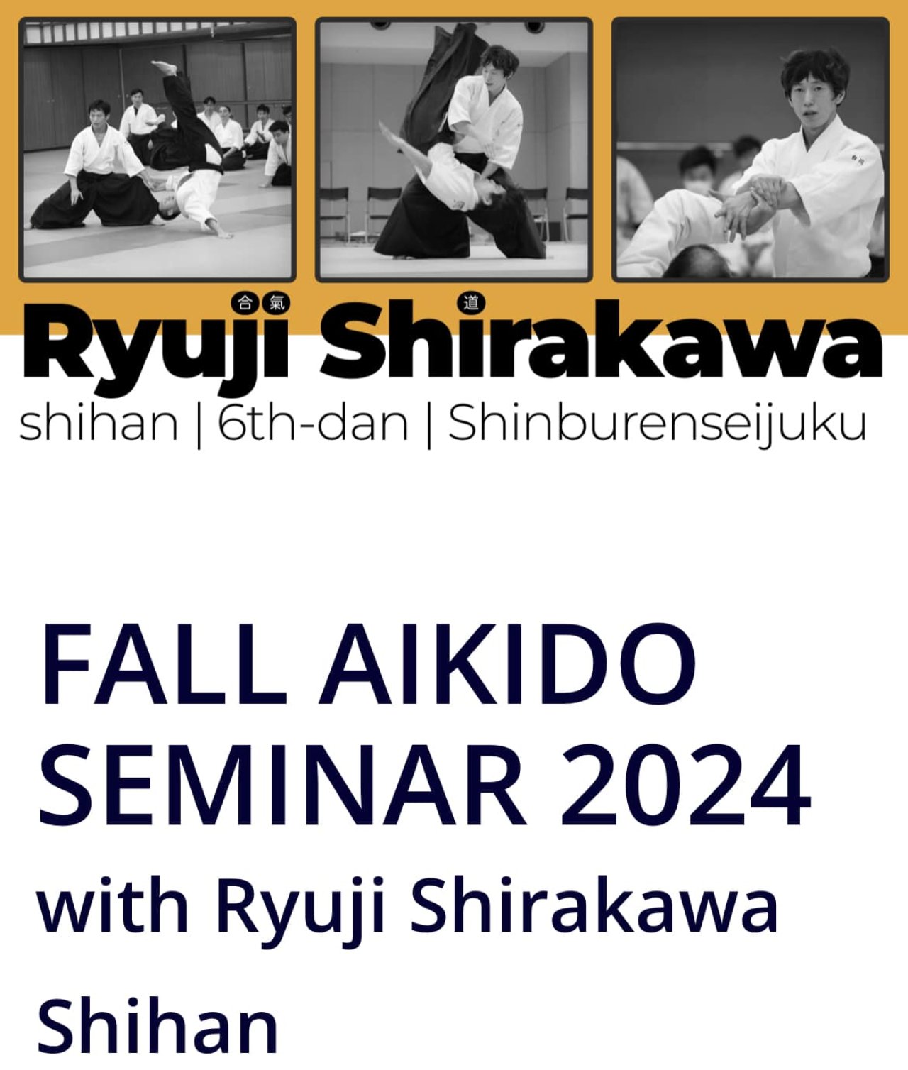 FALL AIKIDO SEMINAR 2024 | AikidoTravel