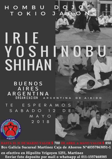 Aikido seminar poster