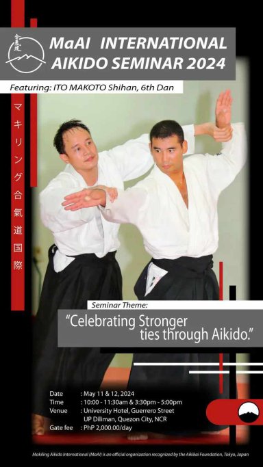 Aikido seminar poster