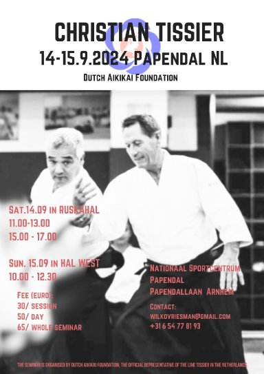 Aikido seminar poster