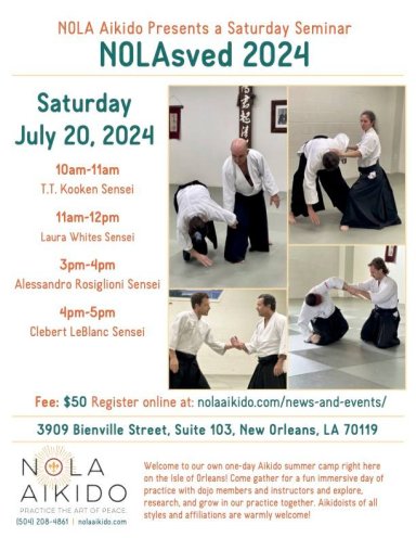 Aikido seminar poster