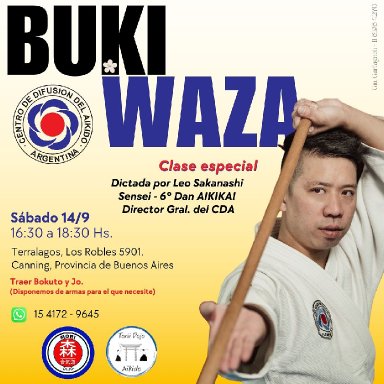 Aikido seminar poster