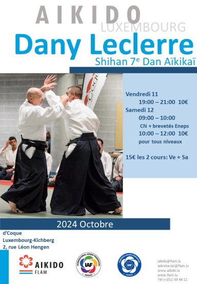 Aikido seminar poster