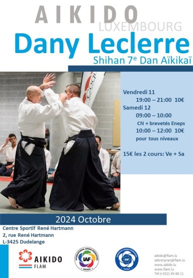 Aikido seminar poster