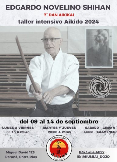 Aikido seminar poster