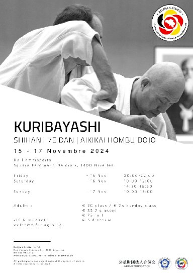 Aikido seminar poster