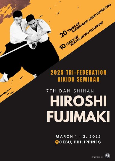 Aikido seminar poster