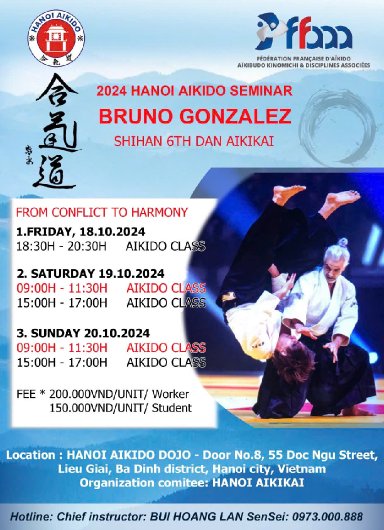 Aikido seminar poster