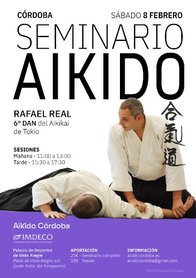 Aikido seminar poster