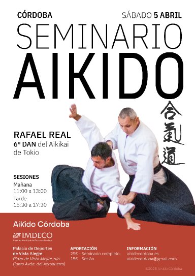 Aikido seminar poster