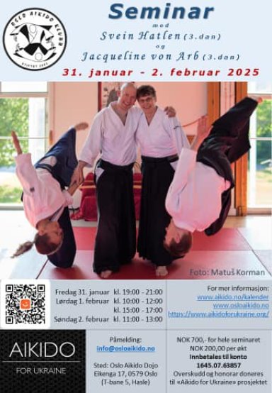 Aikido seminar poster