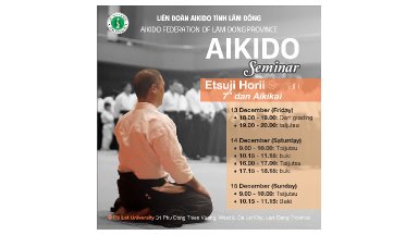 Aikido seminar poster