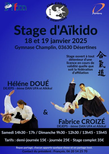 Aikido seminar poster