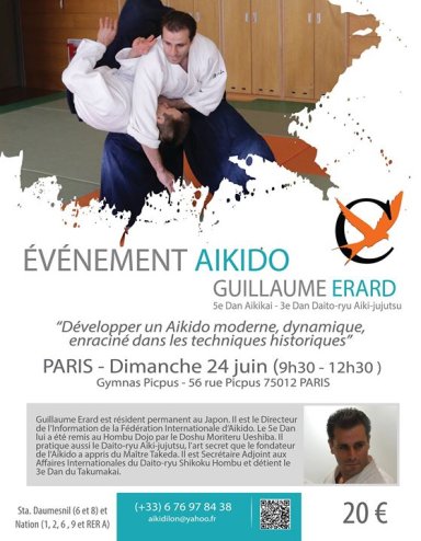 Aikido seminar poster