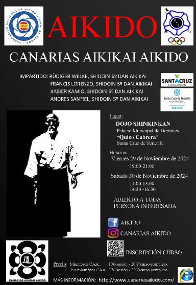 Aikido seminar poster