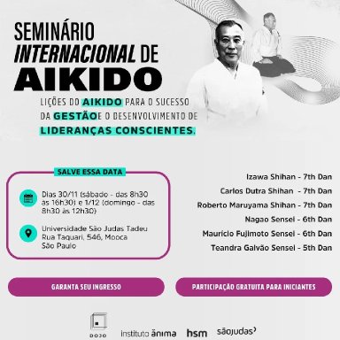 Aikido seminar poster