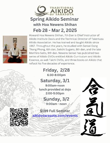 Aikido seminar poster