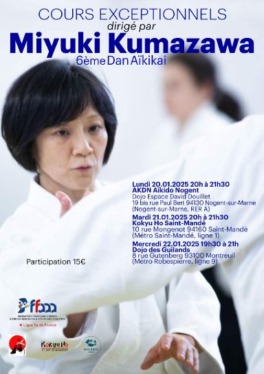 Aikido seminar poster