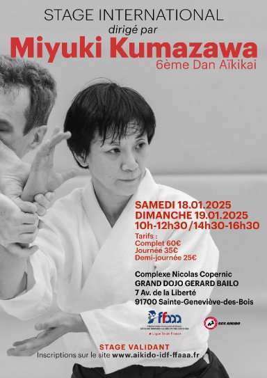 Aikido seminar poster