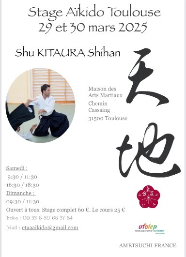 Aikido seminar poster