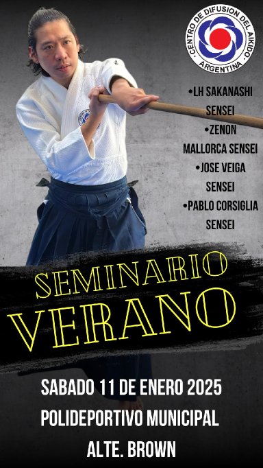 Aikido seminar poster