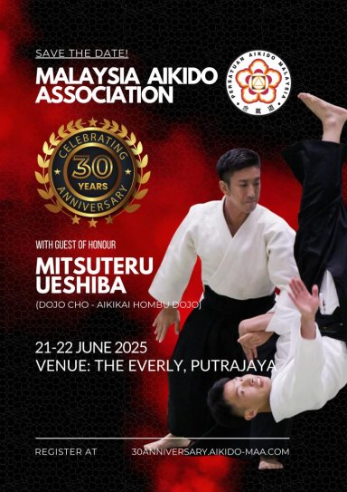 Aikido seminar poster