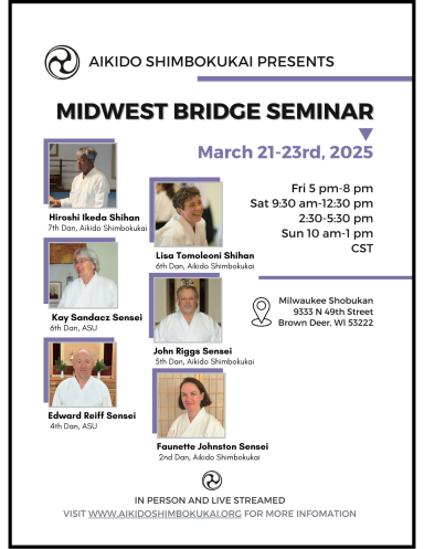 Aikido seminar poster