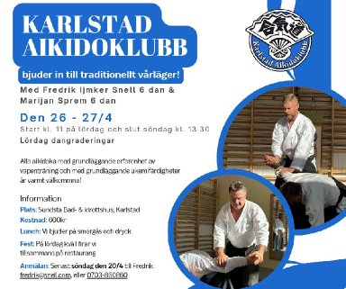 Aikido seminar poster