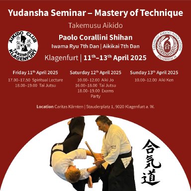 Aikido seminar poster