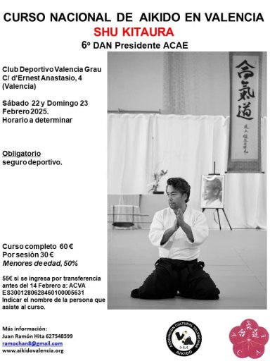 Aikido seminar poster