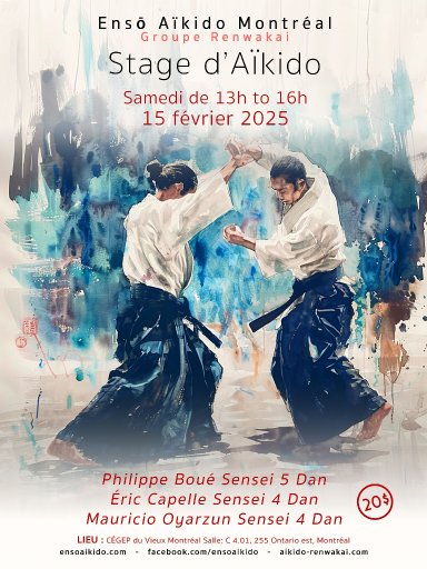 Aikido seminar poster