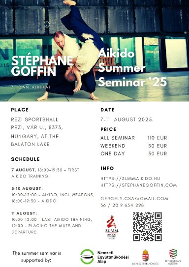 Aikido seminar poster