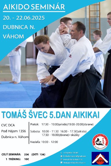 Aikido seminar poster