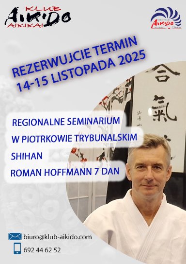 Aikido seminar poster