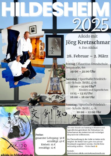 Aikido seminar poster