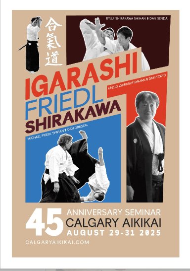 Aikido seminar poster