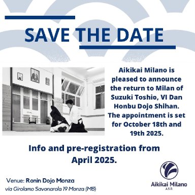 Aikido seminar poster