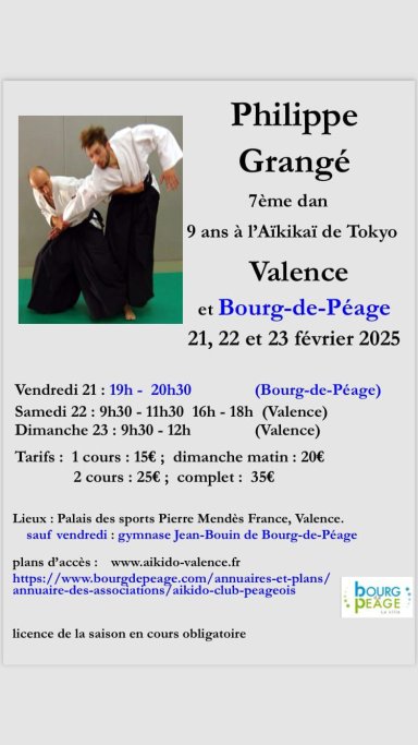 Aikido seminar poster