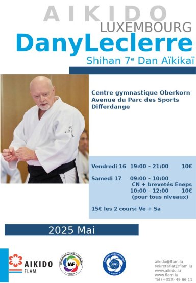 Aikido seminar poster