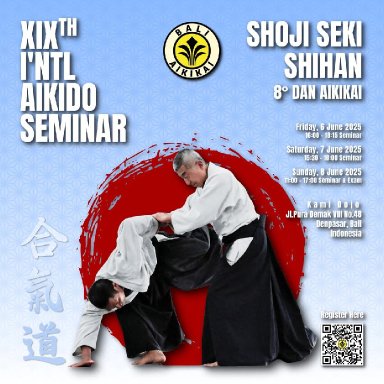 Aikido seminar poster