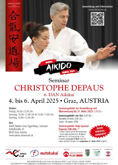 Aikido seminar poster