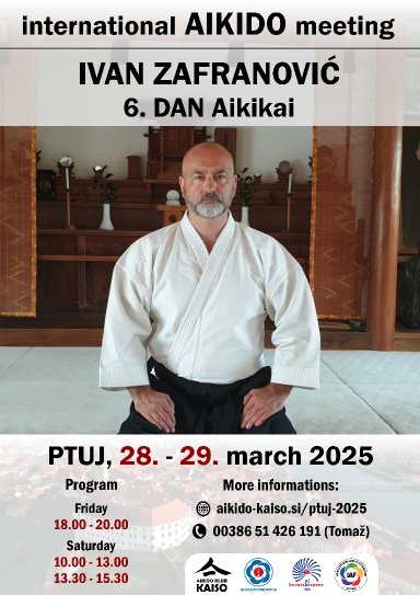 Aikido seminar poster