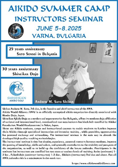 Aikido seminar poster