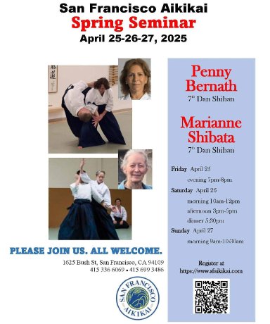 Aikido seminar poster