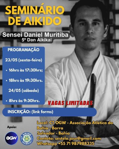 Aikido seminar poster