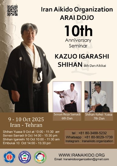 Aikido seminar poster