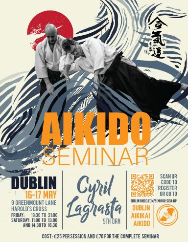 Aikido seminar poster